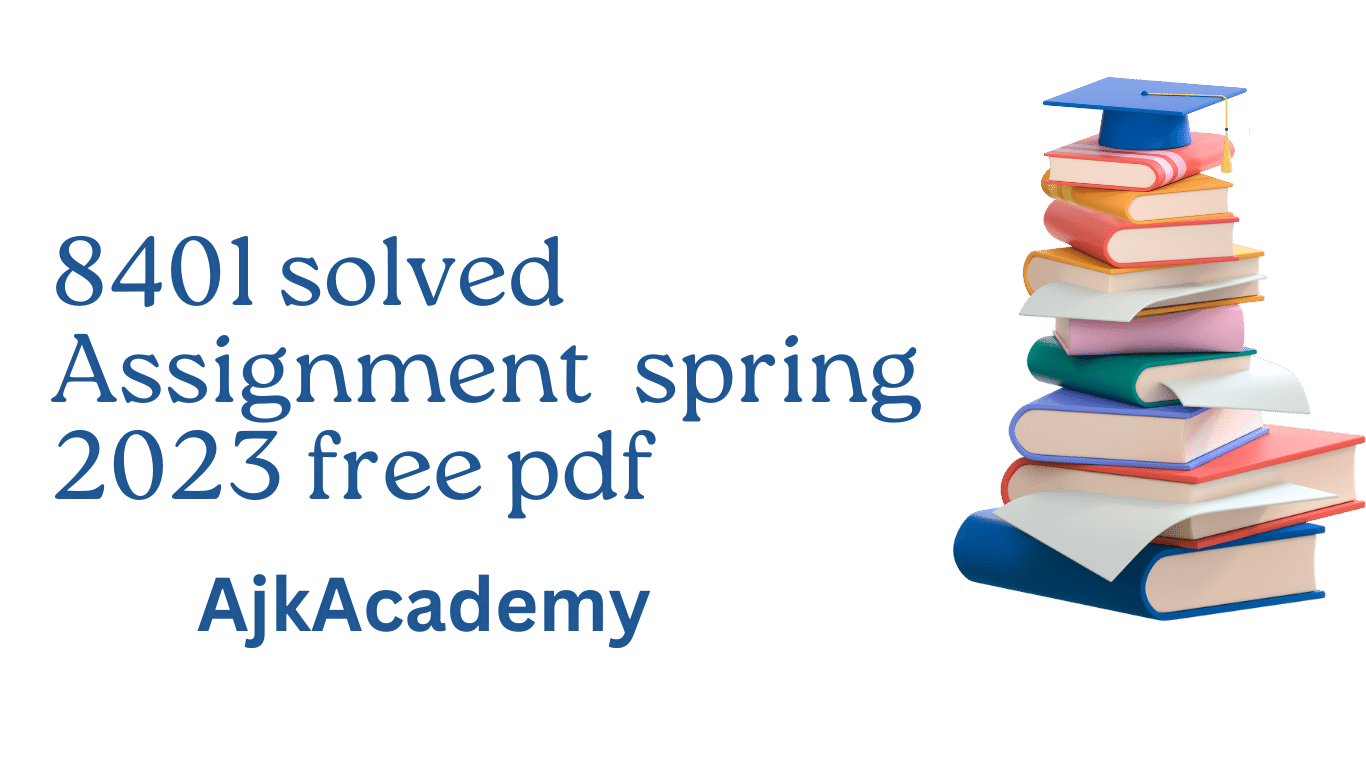 solved assignment spring 2023 ba